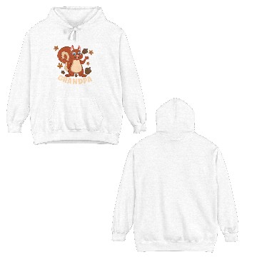 Discover Funny Squirrel Fan Squirrel Lover Chipmunk Addict Double Sided Hoodies