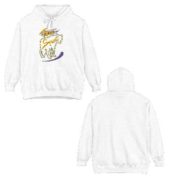 Discover Free Spirit Wolf Design Double Sided Hoodies
