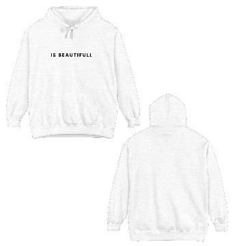 Discover Simple is beautiful cool and stylish Double Sided Hoodies