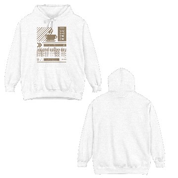 Discover national coffee day 3 Double Sided Hoodies