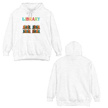 Discover Library Books Where Adventures Begin Reading Book Double Sided Hoodies