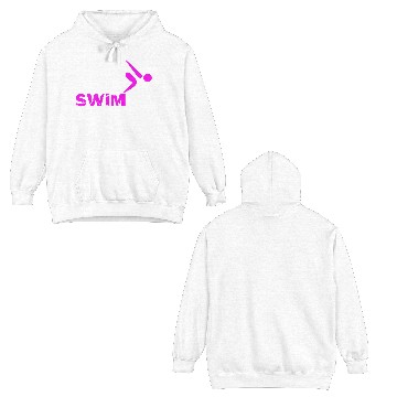 Discover EAT SLEEP SWIM REPEAT Double Sided Hoodies
