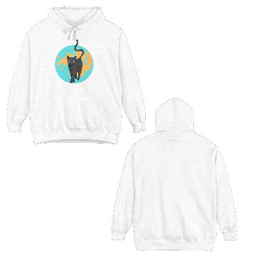 Discover Fall CAT Double Sided Hoodies Funny Halloween Double Sided Hoodies
