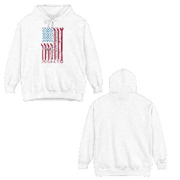 Discover American Flag Mechanic Combination Wrenches Double Sided Hoodies