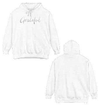 Discover Grateful - Silver FINAL 1 Double Sided Hoodies