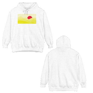 Discover Minimalist Sun Yellow Double Sided Hoodies