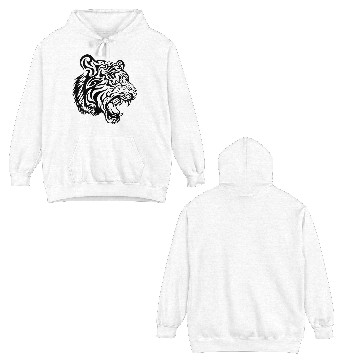 Discover 08 tribal tiger Double Sided Hoodies