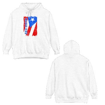 Discover Puerto Rico flag Double Sided Hoodies