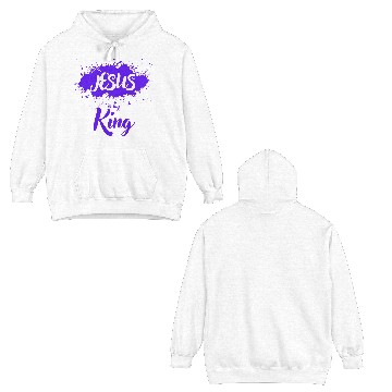 Discover JESUS is my King Double Sided Hoodies