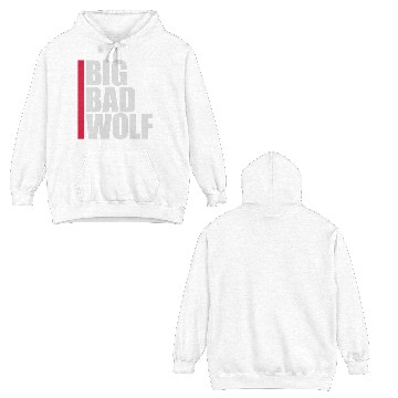 Discover big bad wolf quote Double Sided Hoodies