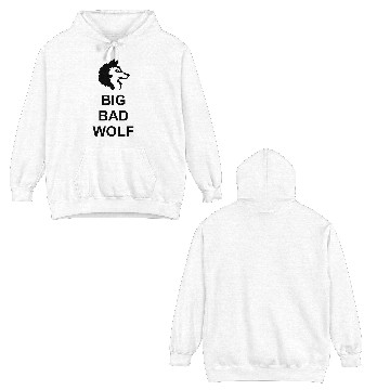 Discover big bad wolf quote Double Sided Hoodies