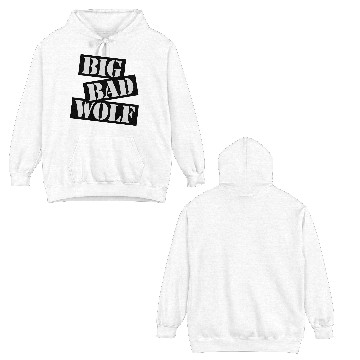 Discover big bad wolf quote Double Sided Hoodies