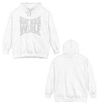 Discover big bad wolf quote Double Sided Hoodies