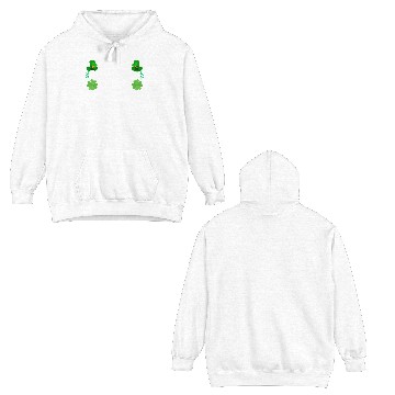 Discover Let The Shenanigans Begin Funny Clovers St Patrick Double Sided Hoodies