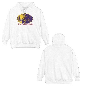 Discover Chocolate Donuts Robots Double Sided Hoodies
