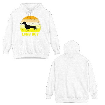 Discover Dachshund Long Boy Double Sided Hoodies