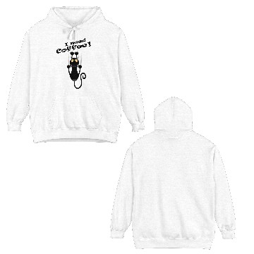 Discover I need coffee! Double Sided Hoodies