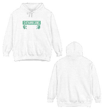 Discover Shenanigans Coordinator Funny St Patricks Day Double Sided Hoodies