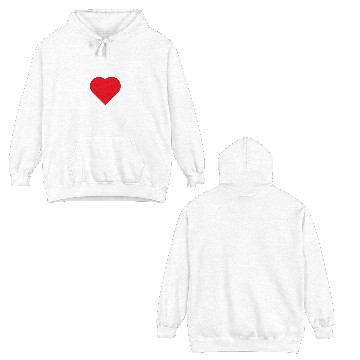 Discover I'M LOVE YOU Double Sided Hoodies