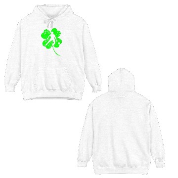 Discover Badminton St. Patrick's day shamrock Double Sided Hoodies