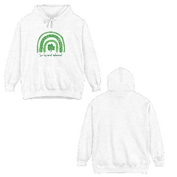 Discover Lucky and Blessed Double Sided Hoodies