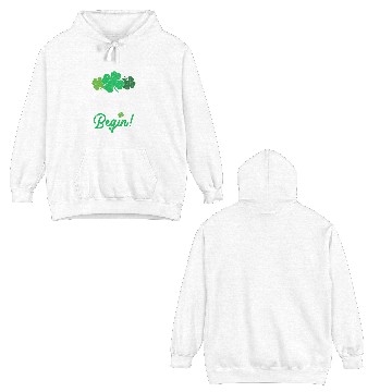Discover Let The Shenanigans Begin St Patricks Day Double Sided Hoodies