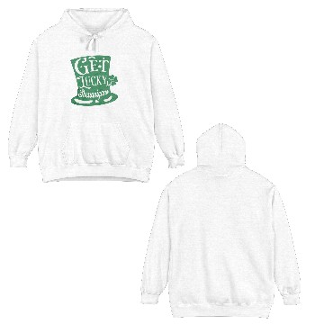 Discover Get Lucky shenanigans Double Sided Hoodies