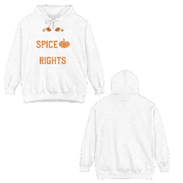 Discover Pumpkin Spice & Fundamental Rights Double Sided Hoodies
