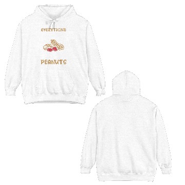 Discover Everything Is Better Without Peanuts Peanut Double Sided Hoodies