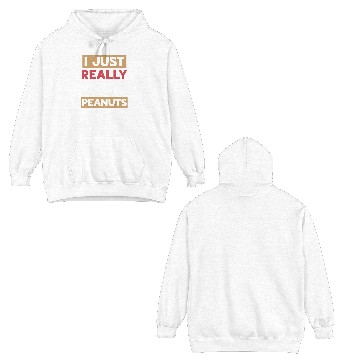 Discover I Just Really Hate Peanuts Peanut Allergic Double Sided Hoodies