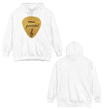 Discover GRATEFUL GUITAR PIC Double Sided Hoodies