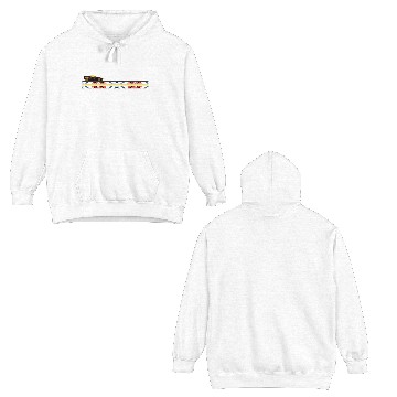 Discover bitcoin golden ways white jacquard pattern chic Double Sided Hoodies