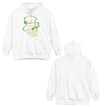 Discover st patrick's skull Double Sided Hoodies