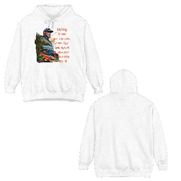 Discover fishing Double Sided Hoodies