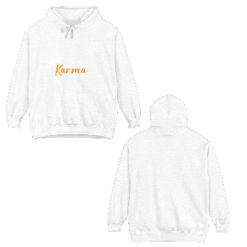 Discover Karma Yoga Ego Double Sided Hoodies