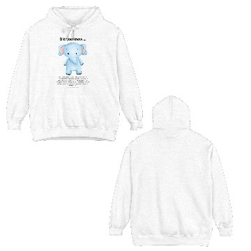 Discover Did you know ... elephant Double Sided Hoodies