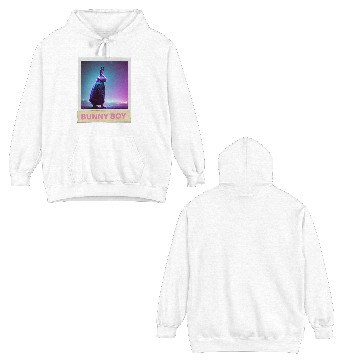 Discover Bunny Boy Design Double Sided Hoodies