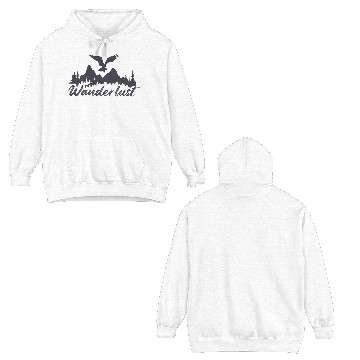 Discover Vacation Explore Holidays World Map Wanderlust 2 Double Sided Hoodies