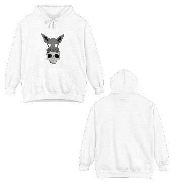 Discover Death Cat Skull Double Sided Hoodies