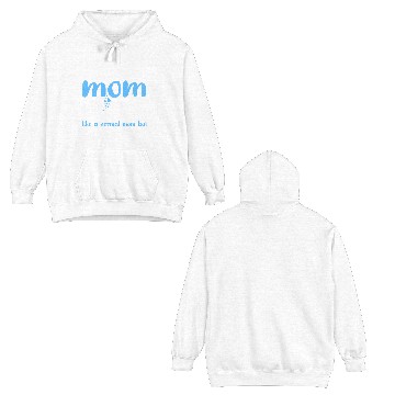 Discover Swimming Swim Mom Double Sided Hoodies