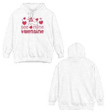 Discover Bee Mine Valentine Double Sided Hoodies