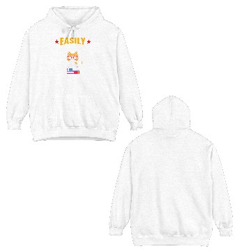 Discover Cat And Book Double Sided Hoodies