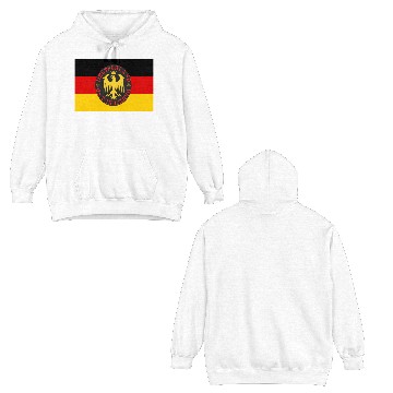 Discover German Flag With Teutonic Eagle Double Sided Hoodies
