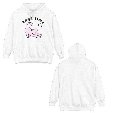 Discover Yoga time Double Sided Hoodies