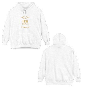 Discover 89 Made In 1931 89Th Anniversary Double Sided Hoodies