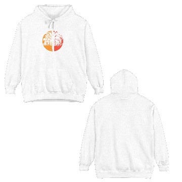 Discover Saint Augustine Florida Artistic Vacation Double Sided Hoodies