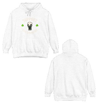 Discover Support Day Drinking Saint Pattys Double Sided Hoodies