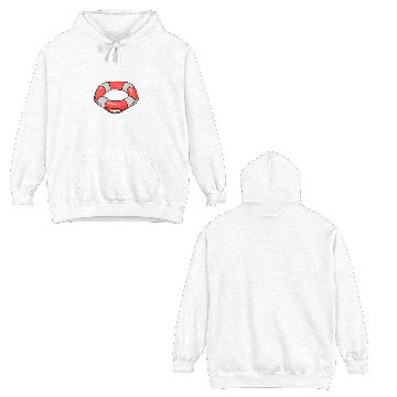 Discover Off Duty Lifeguard Double Sided Hoodies