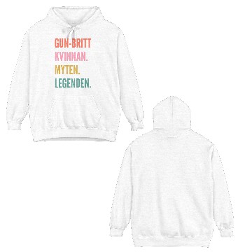 Discover Swedish First Name Double Sided Hoodies