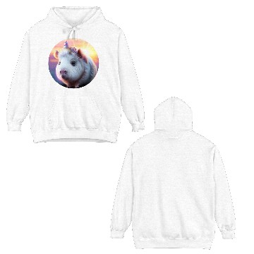 Discover Guinea pig unicorn Double Sided Hoodies